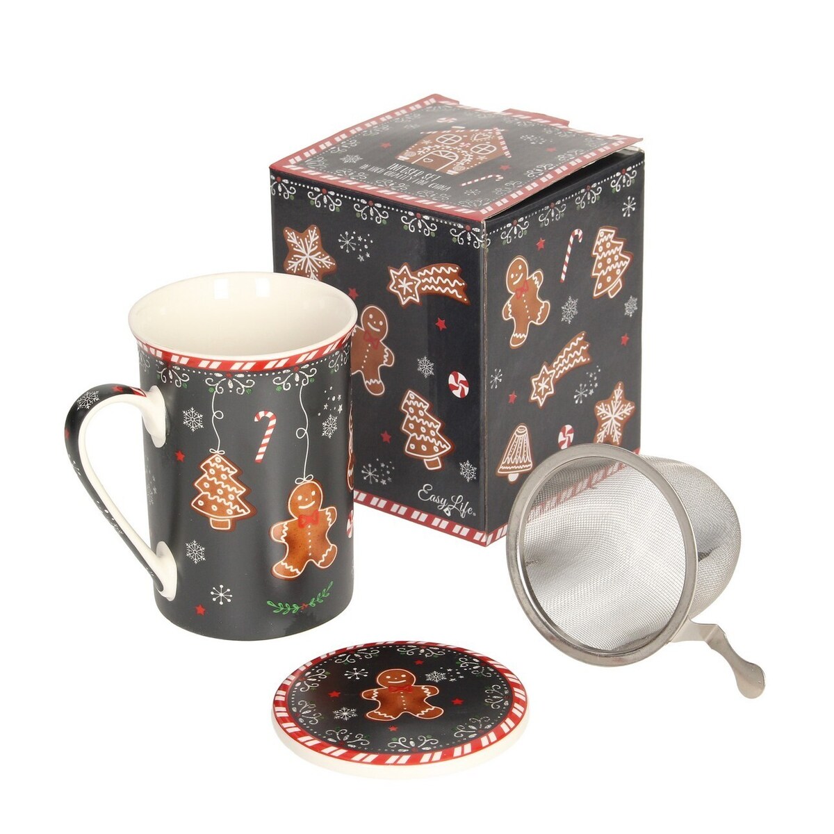 Kubek Gingerbread Cookies boże narodzenie, święta, świąteczne, , 9 x 11 x 11 cm