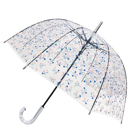 Długi parasol przezroczysty kopuła, Dots tree