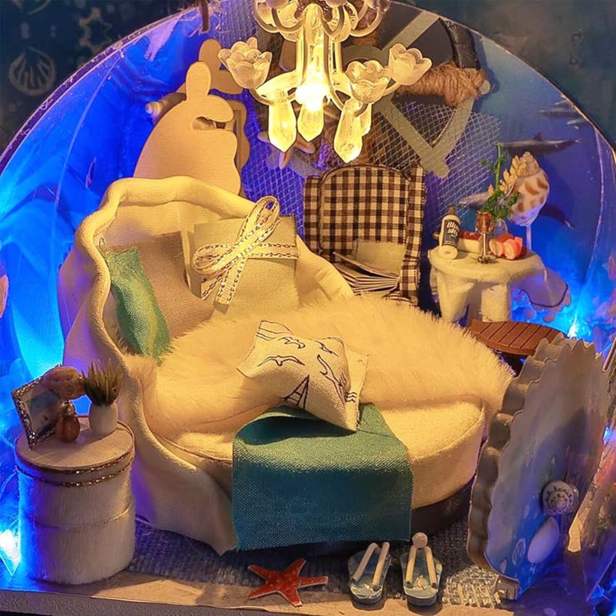 Miniaturowy domek - Podwodny świat syrenek