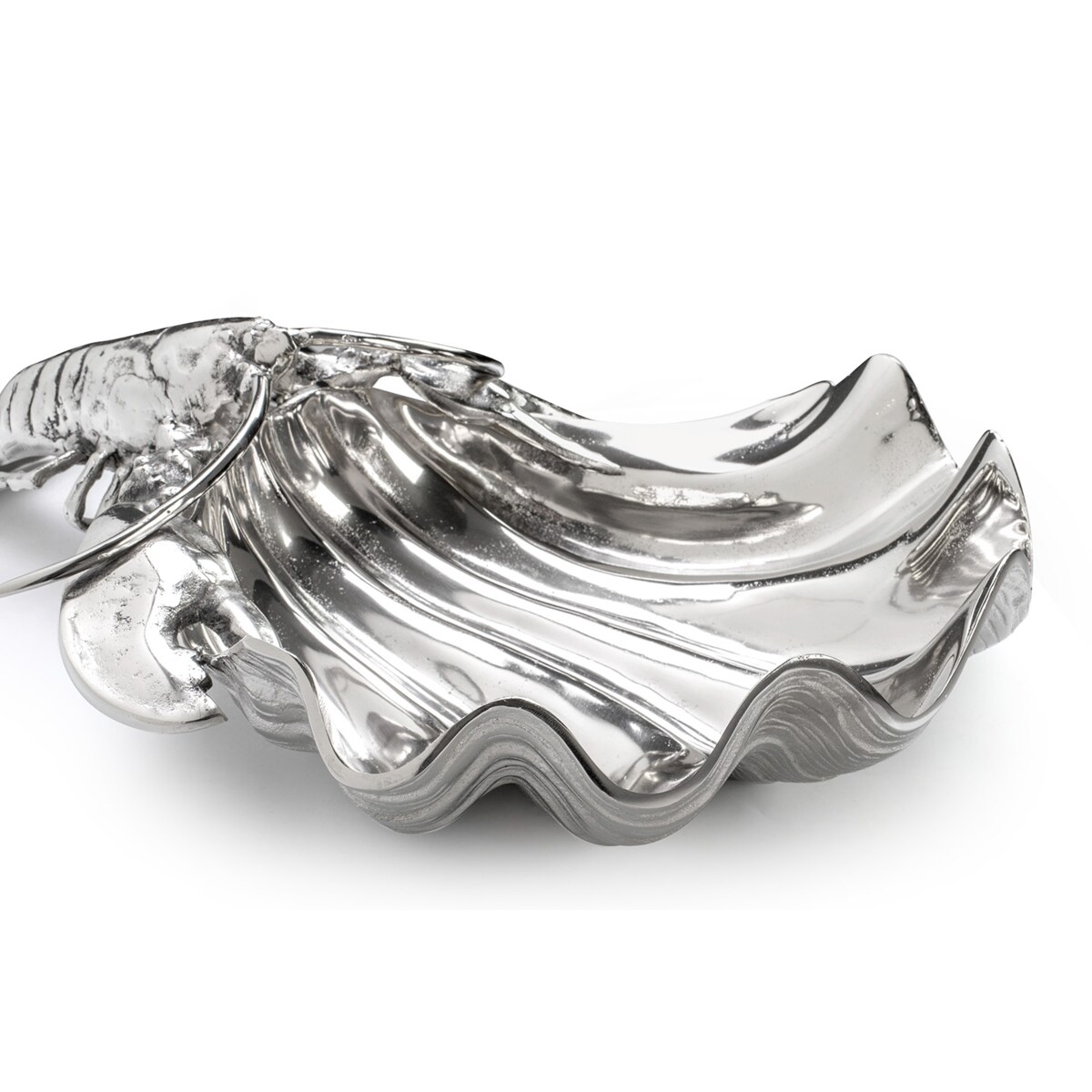 KARE chłodziarka na napoje LOBSTER srebrna