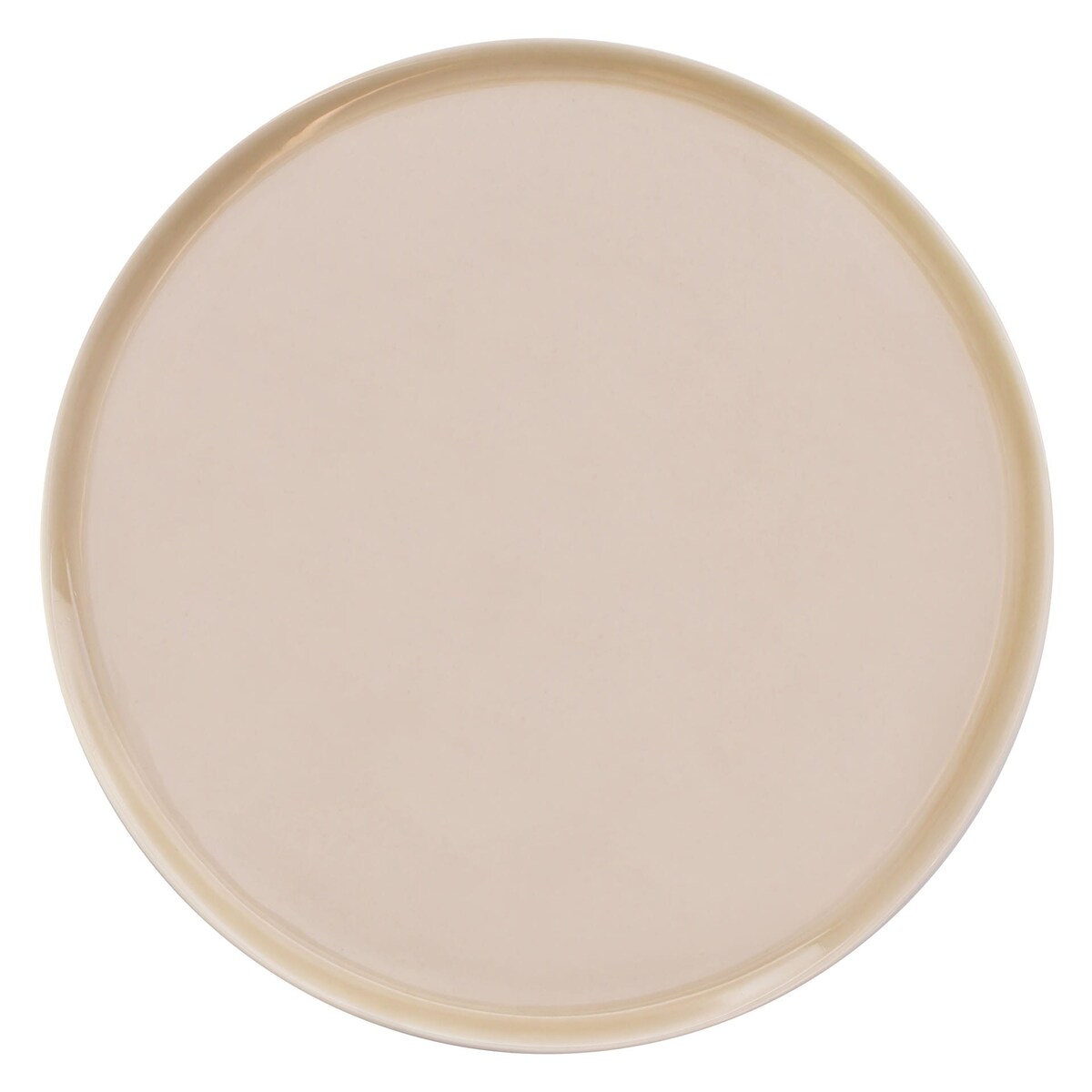 Verlo ETER Talerz płaski okrągły 20 cm, beżowy