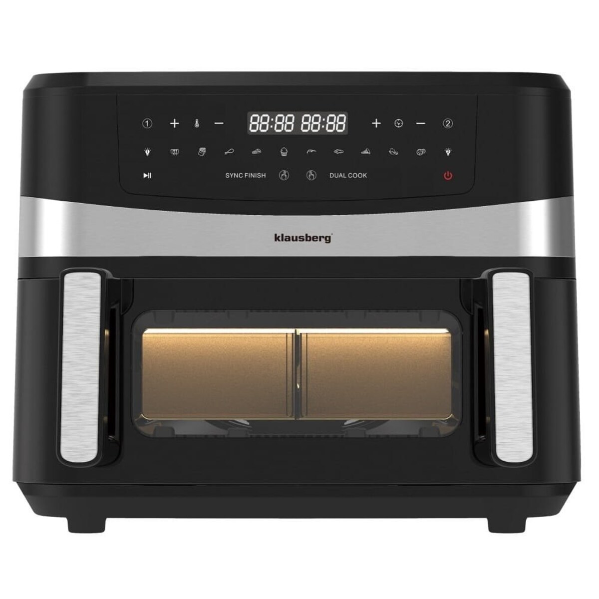 Klausberg frytownica beztłuszczowa dwukomorowa 9l 1750w KB7717