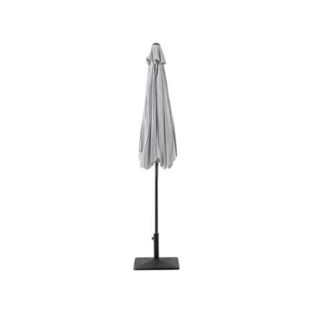 Parasol ogrodowy ⌀ 270 cm jasnoszary VARESE