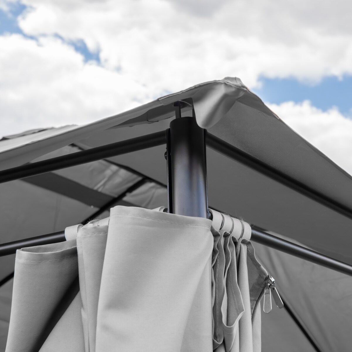 Pawilon ogrodowy 3x4m ze ścianami BOCZNYMI zasłony NAMIOT wodoodporny MOCNY