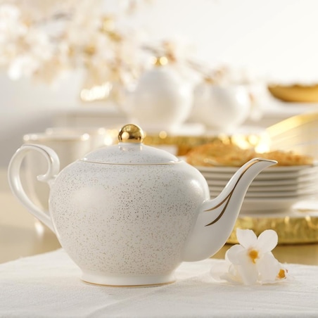 VILLA ITALIA Serwis do herbaty na 6 osób porcelanowy Zestaw prezentowy SUNSET