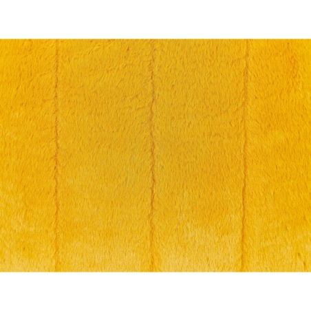 2 poduszki dekoracyjne włochacze 45 x 45 cm żółte PUMILA