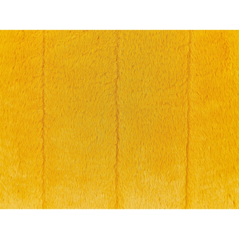 2 poduszki dekoracyjne włochacze 45 x 45 cm żółte PUMILA