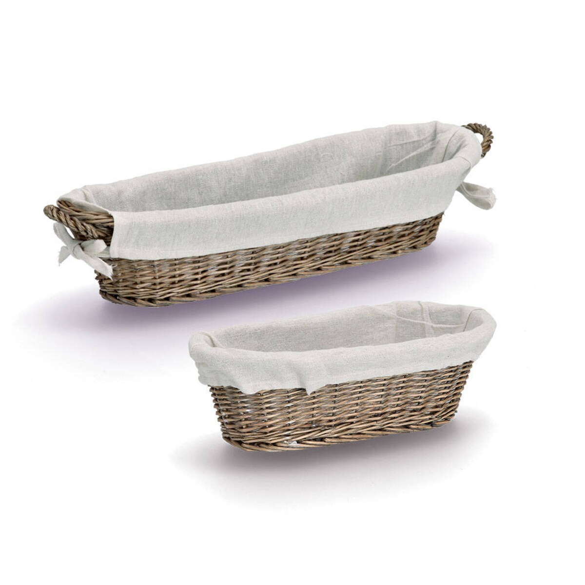 Wiklinowy koszyk na chleb, 33 x 14 x 10 cm