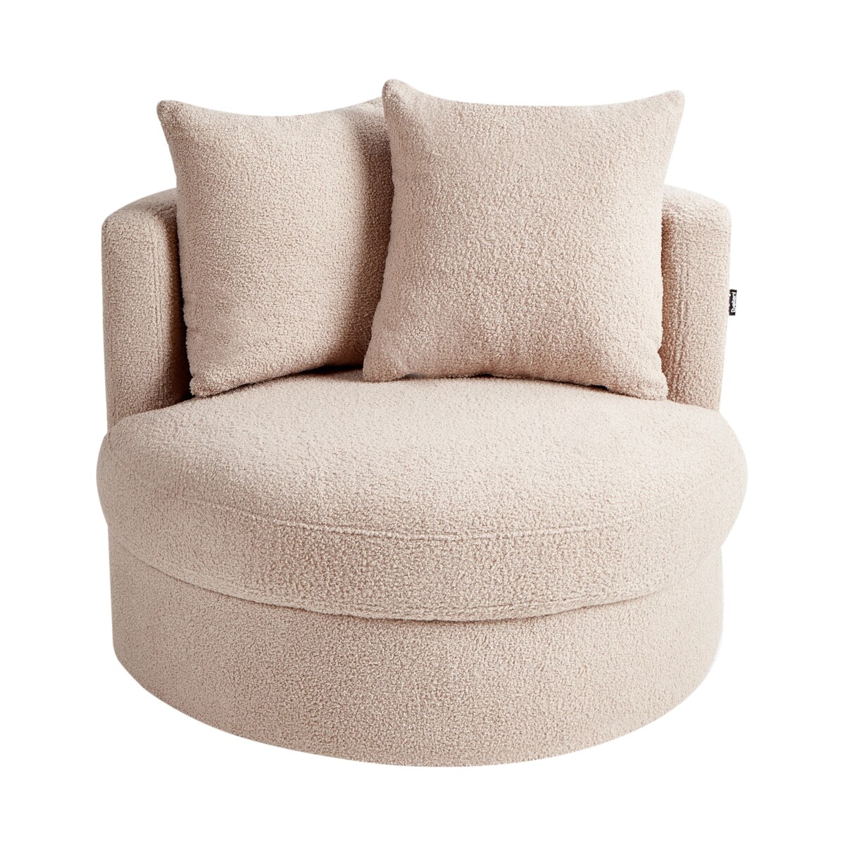 Fotel DALBY Boucle Beżowy