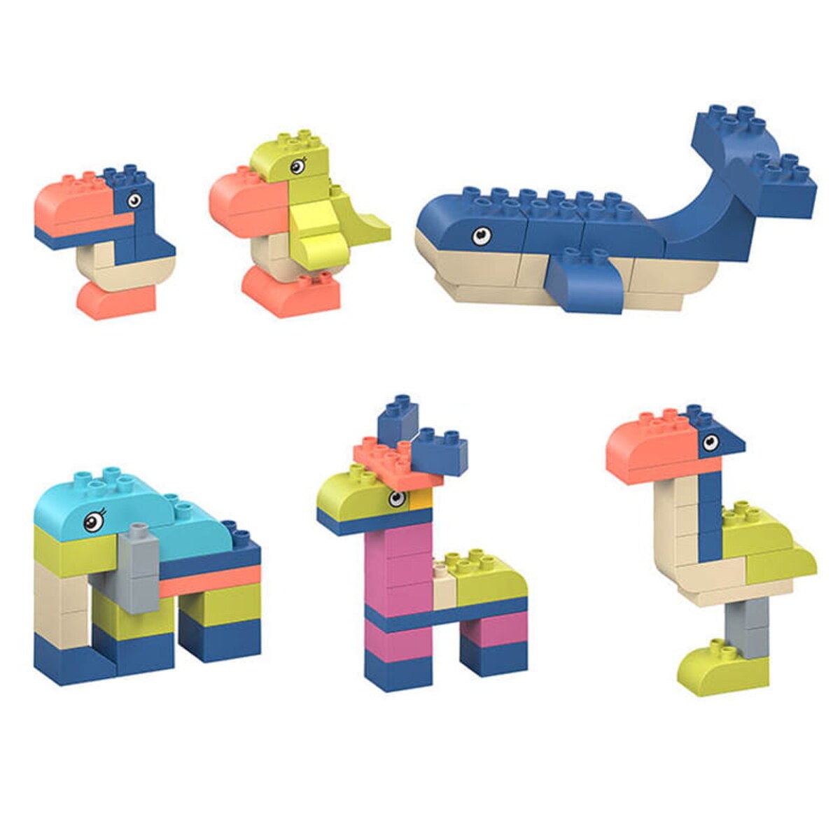 SOFT blocks - miękkie klocki konstrukcyjne 85 elementów