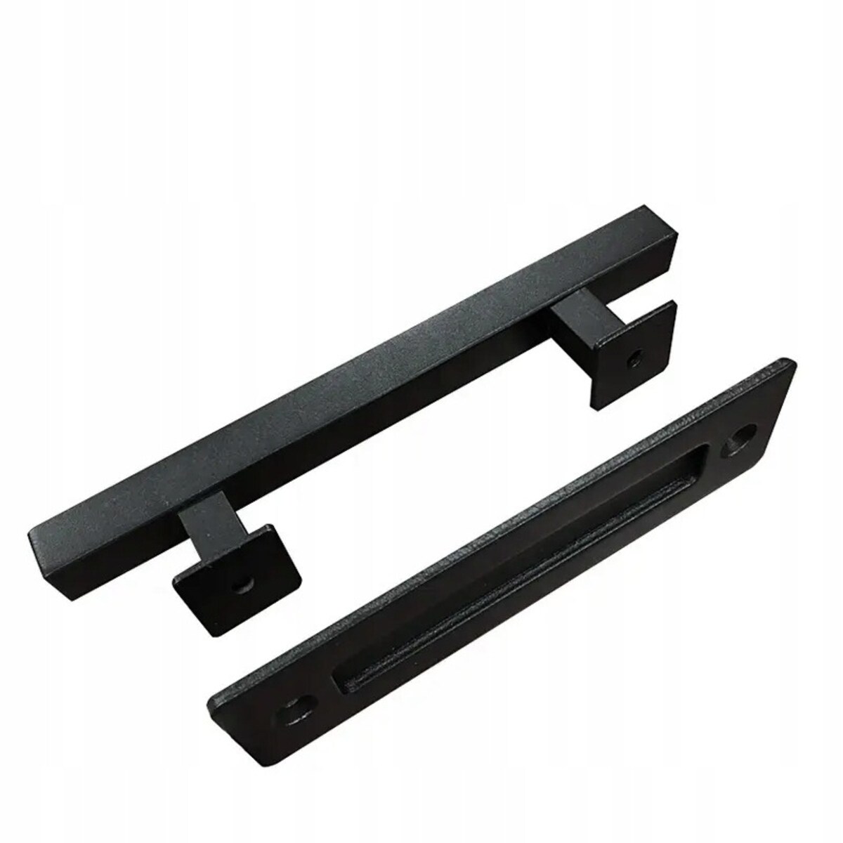 Klamka do drzwi przesuwnych uchwyt matowy czarny pochwyt retro loft premium