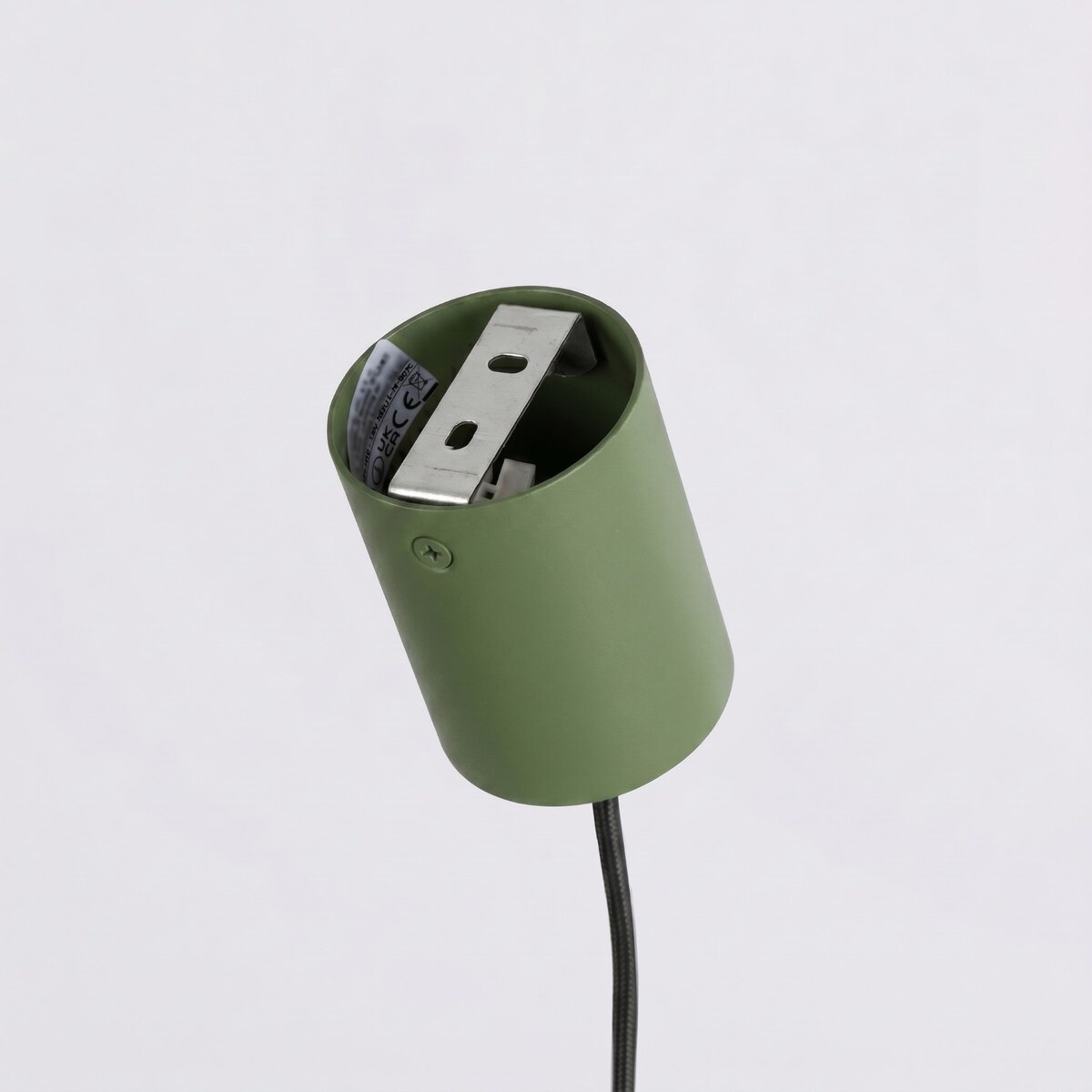 Żyrandol AURA 4 zielona oliwka Gx53