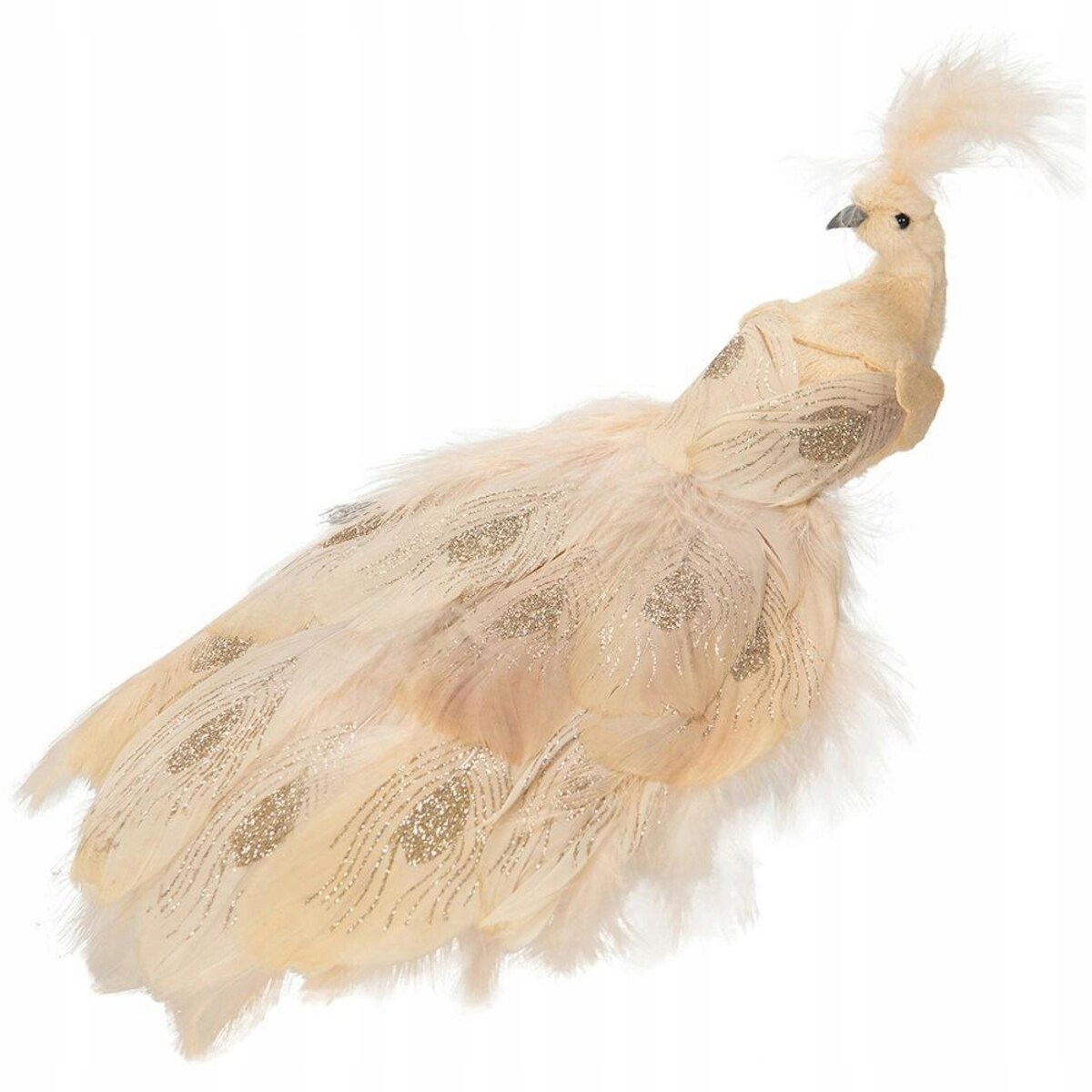 OZDOBA DEKORACJA PTAK PAW Z KLIPSEM ZAWIESZKA DEKORACYJNA 30cm NA FIRANKI