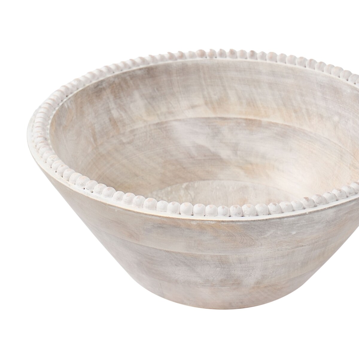 Zestaw 3 mis dekoracyjnych TANTA Drewno mango Jasnobrązowy