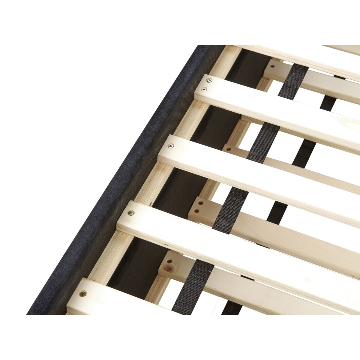 Łóżko wysuwane Welur CHAVONNE 90 x 200 cm Czarny