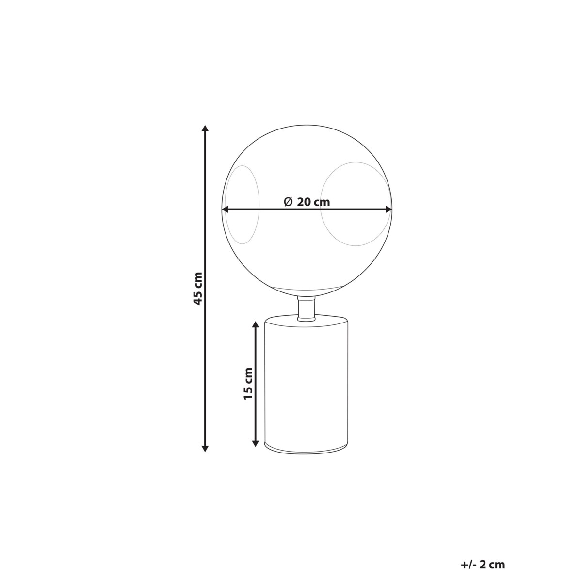 Lampa stołowa metalowa mosiężna BOYD