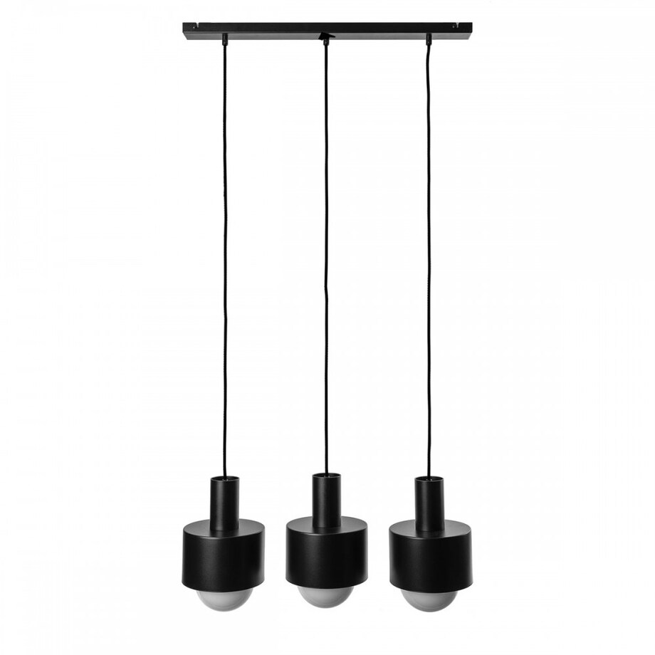 ENKEL 3L czarna sufitowa lampa wisząca