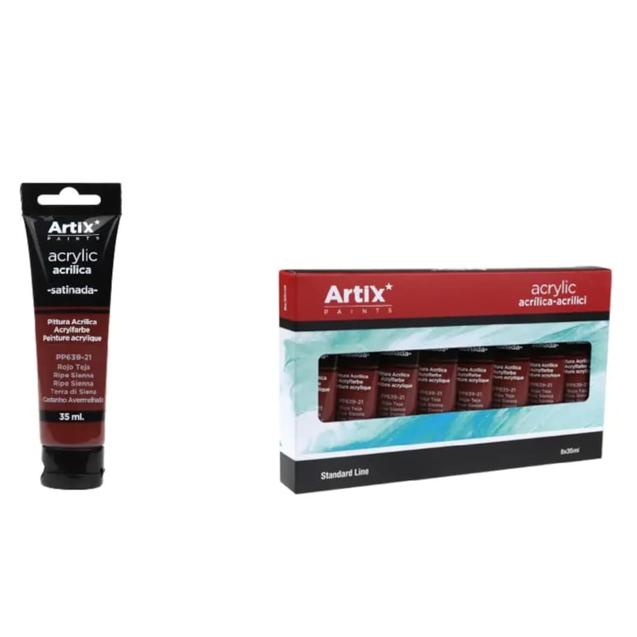 farba akrylowa ripe sienna artix pp639-21, 35ml