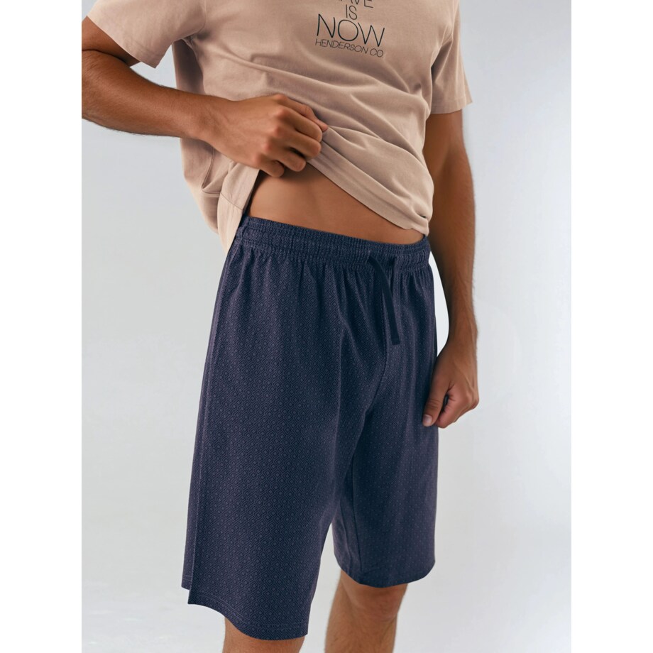 Piżama Dreamber 42632-02X Beżowo-Niebieski, XL