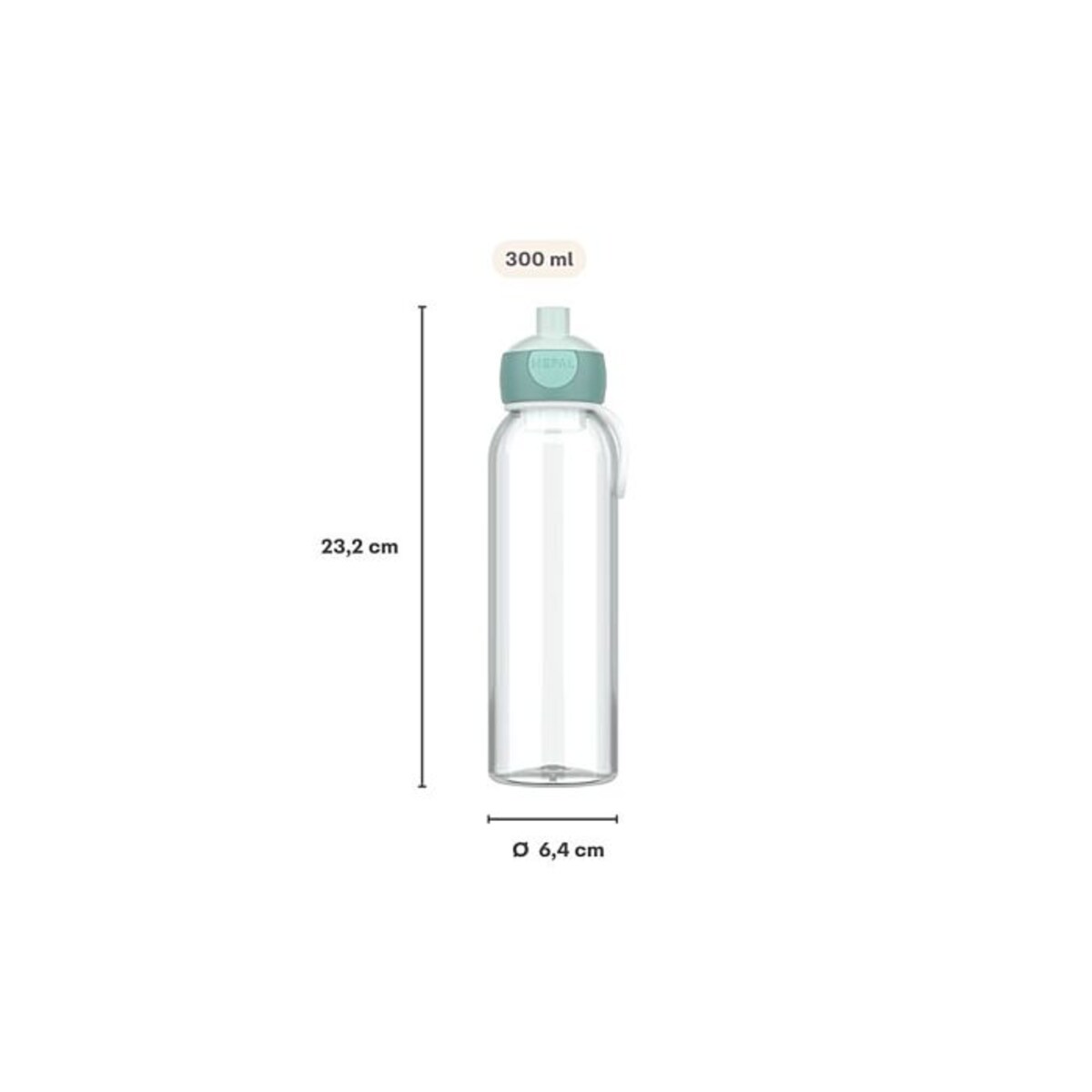 Butelka na wodę Campus 500 ml Cool Mint 107450090300