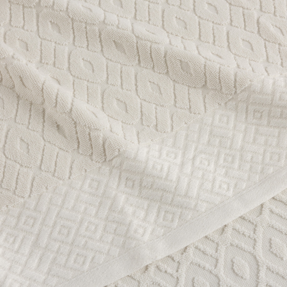 Ręcznik Lattice 50x90 cm cream pearl, 50 x 90 cm