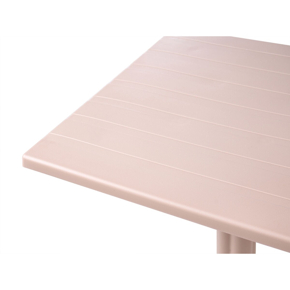 Stolik ogrodowy barowy LEMNOS 60 cm 60 cm Beżowy