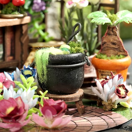 Miniaturowy domek - Magiczny ogródek