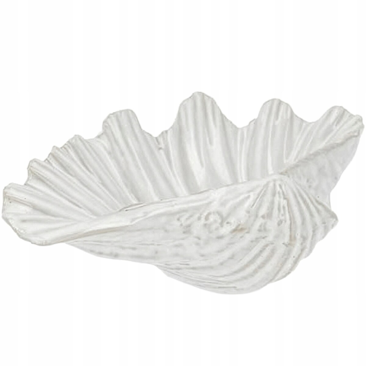 FIGURKA MUSZLA MARYNISTYKA RAFA KORALOWA CERAMICZNA DEKORACYJNA MUSZELKA