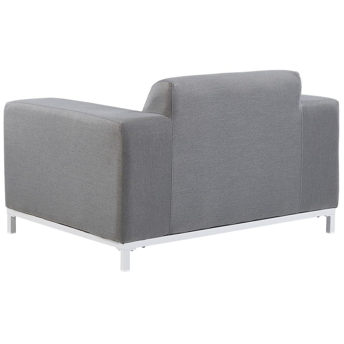 Zestaw 2 foteli ogrodowych szary z białym ROVIGO