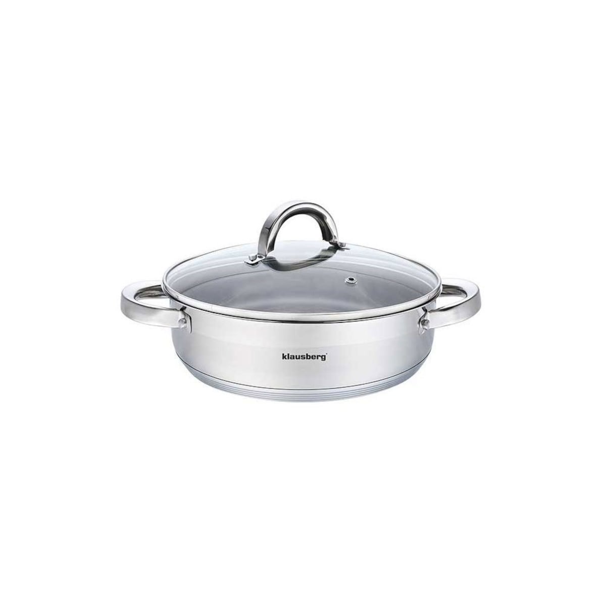 Klausberg garnek płaski z pokrywą 28cm 7948