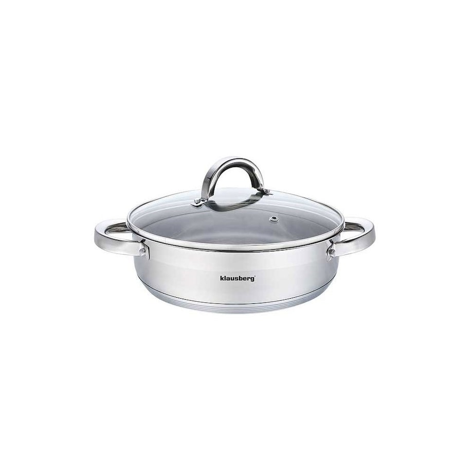 Klausberg garnek płaski z pokrywą 28cm 7948