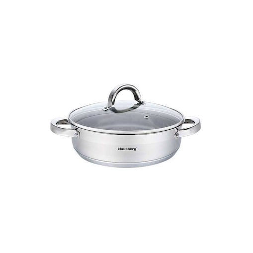Klausberg garnek płaski z pokrywą 28cm 7948