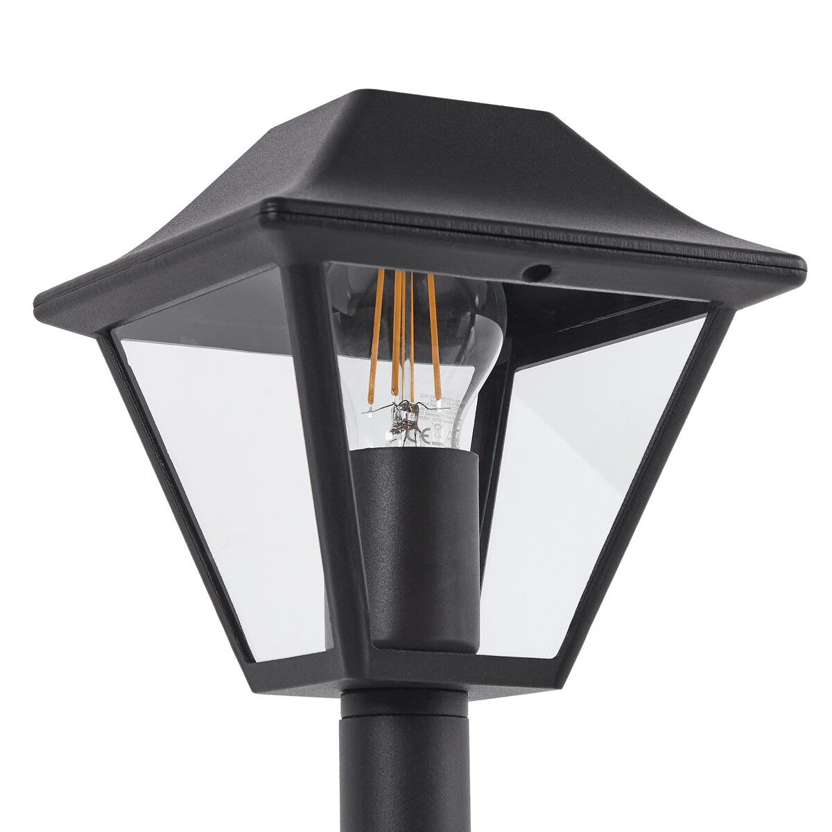 Lampa ogrodowa słupek GOSABA Czarny