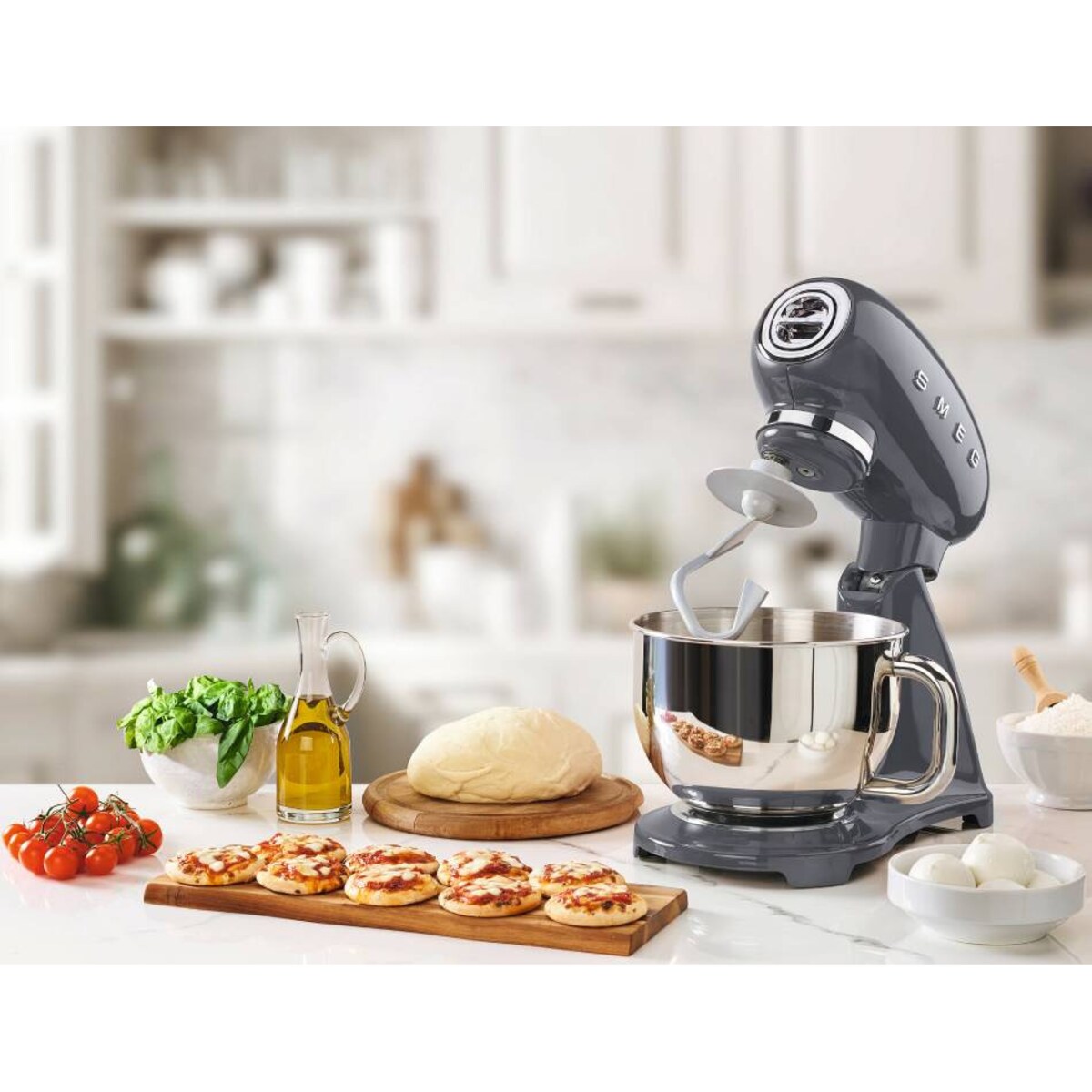 Mikser planetarny szary 50's Style, SMEG