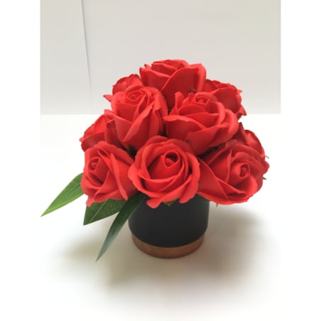 KWIATY MYDLANE bukiet mały NA DEKORACJE STÓŁ PREZENT KOBIET róża upominek