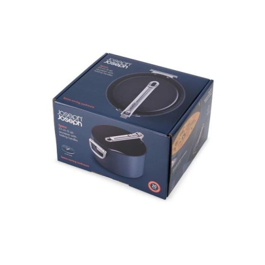 Rondel ze składanym uchwytem (23 cm) + pokrywka Space Joseph Joseph