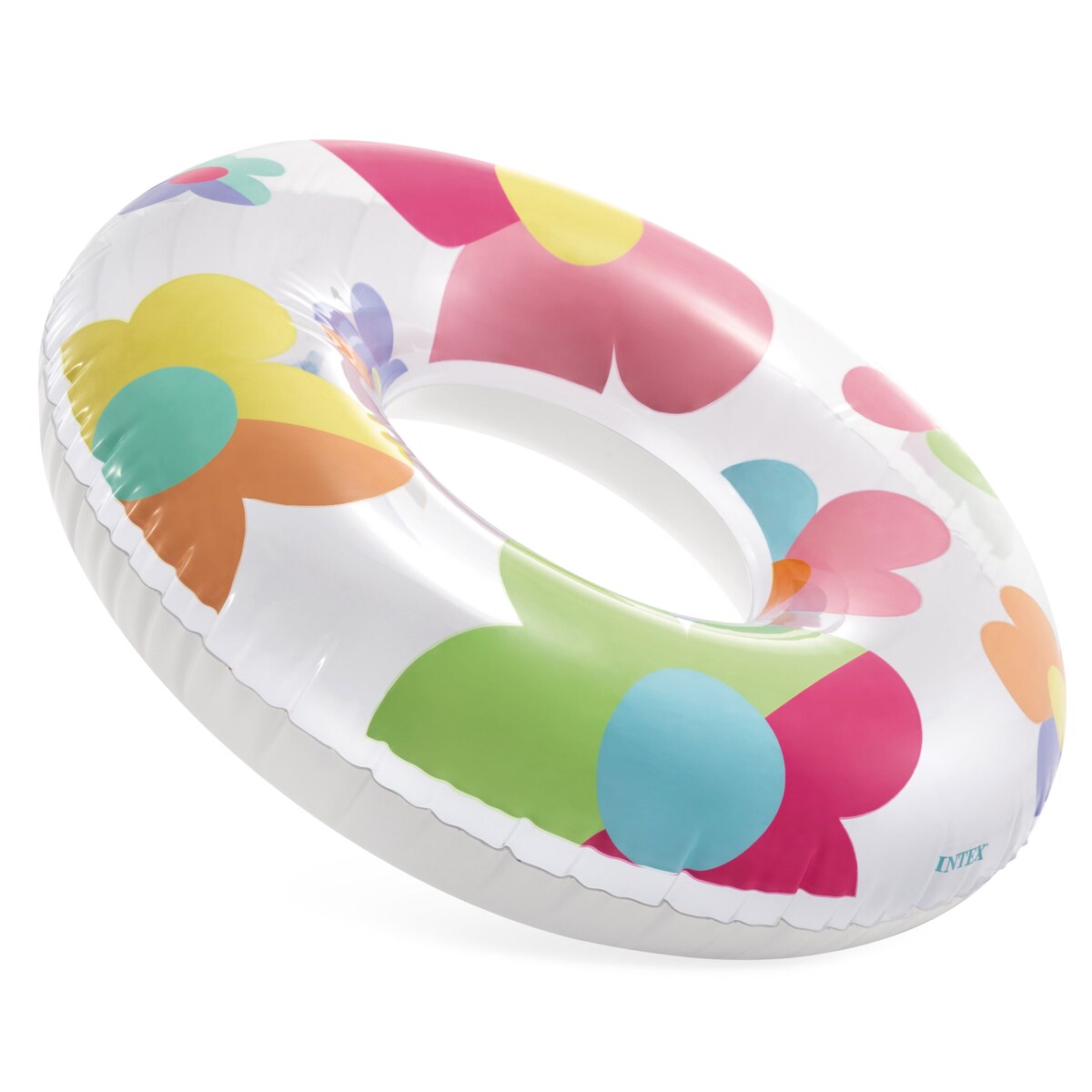 Koło dmuchane plażowe do pływania kwiatki 81 cm Intex 59259-02