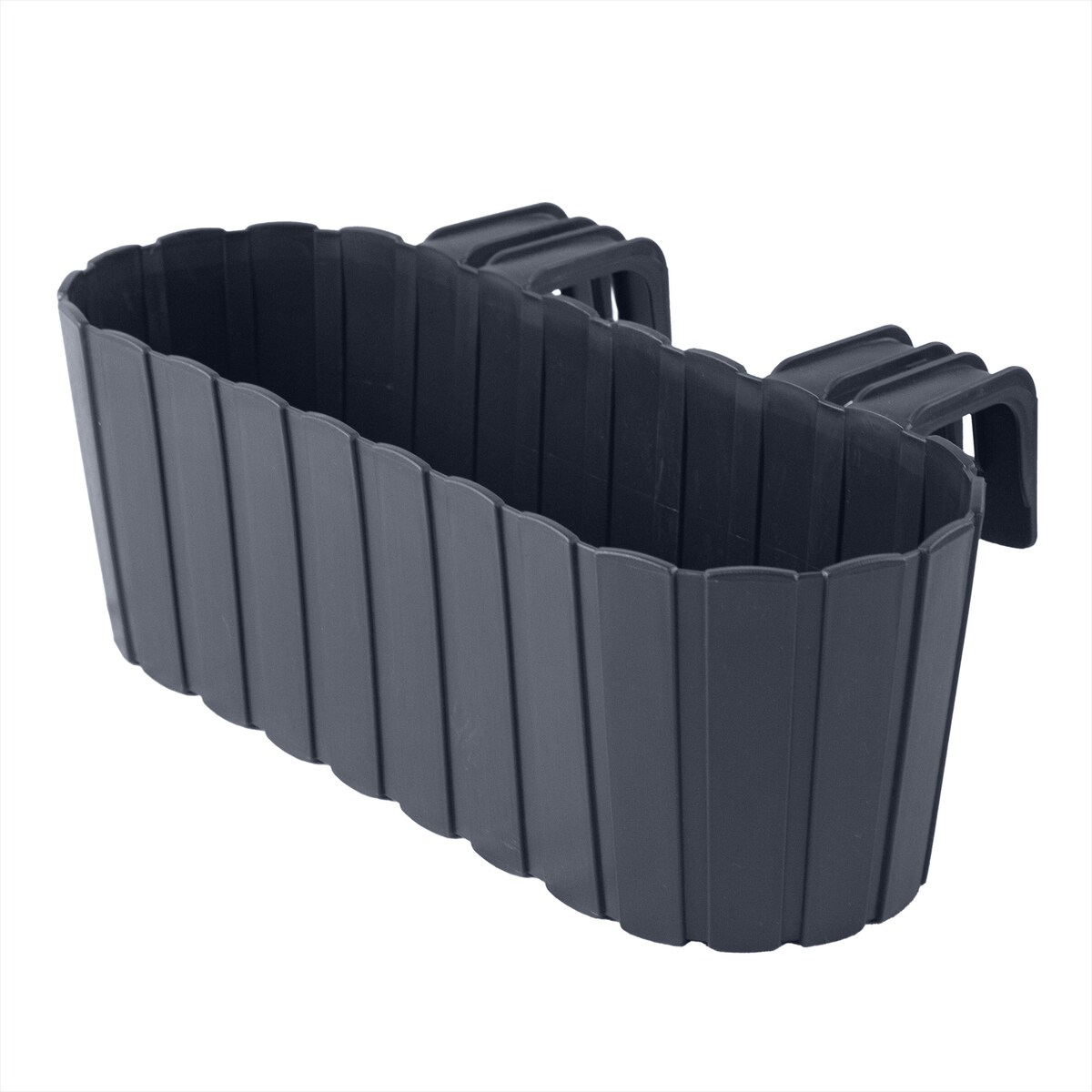 Skrzynka Balkonowa Donica Ogrodowa 38,3 Cm Do Powieszenia Antracytowa