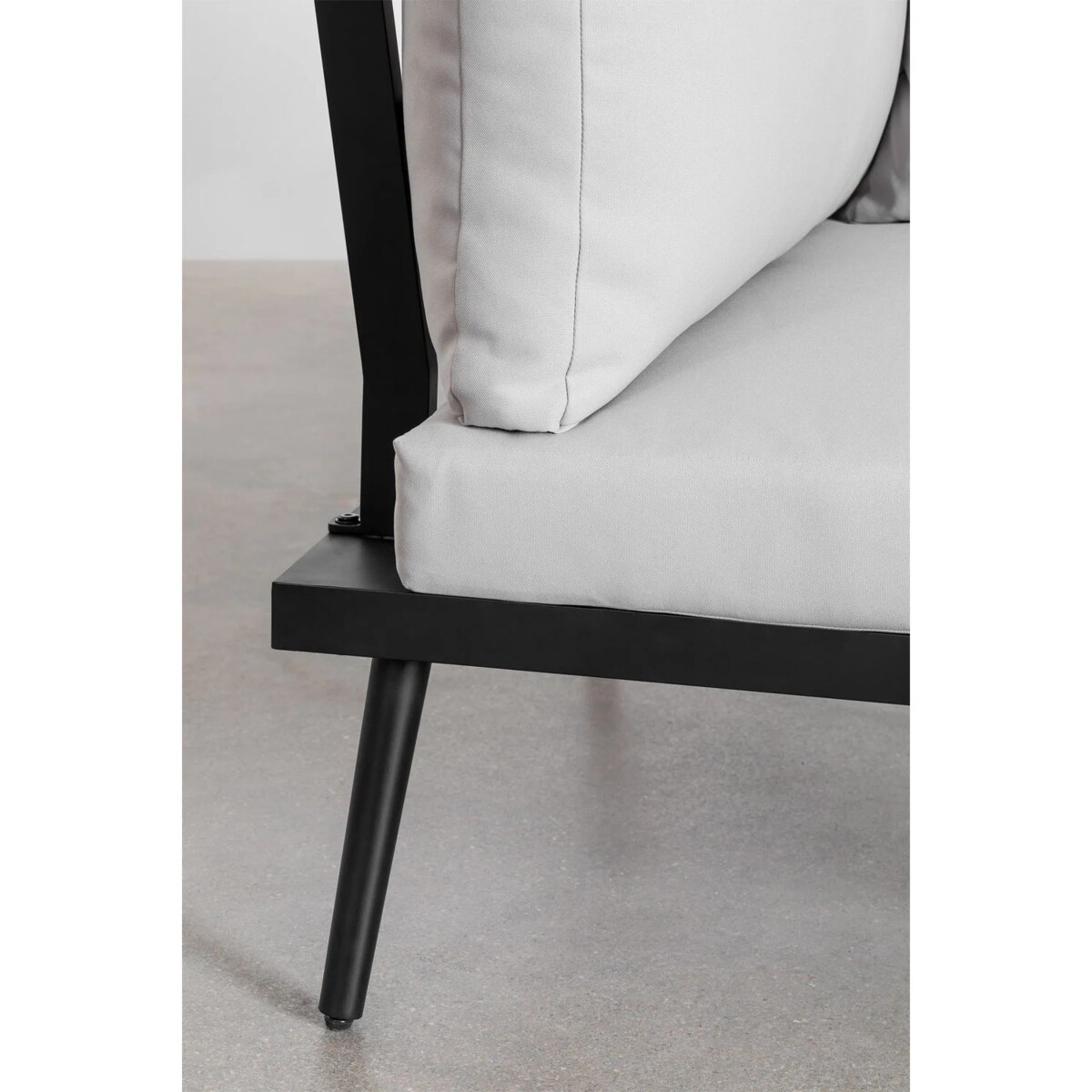 Zestaw ogrodowy: 4-osobowy narożnik ze stolikiem kawowym, aluminium i drewno akacjowe Kalen