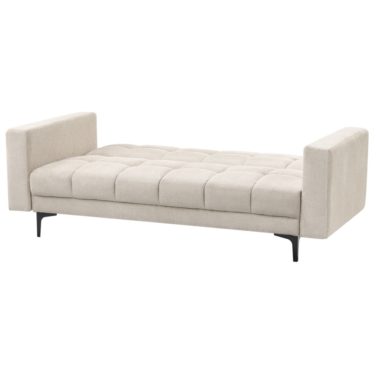 Sofa rozkładana beżowa ALNES