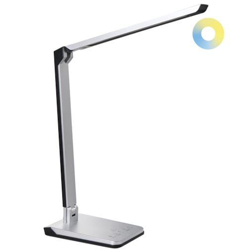 Lampa biurkowa LED PICTOR Ze ściemniaczem Srebrny