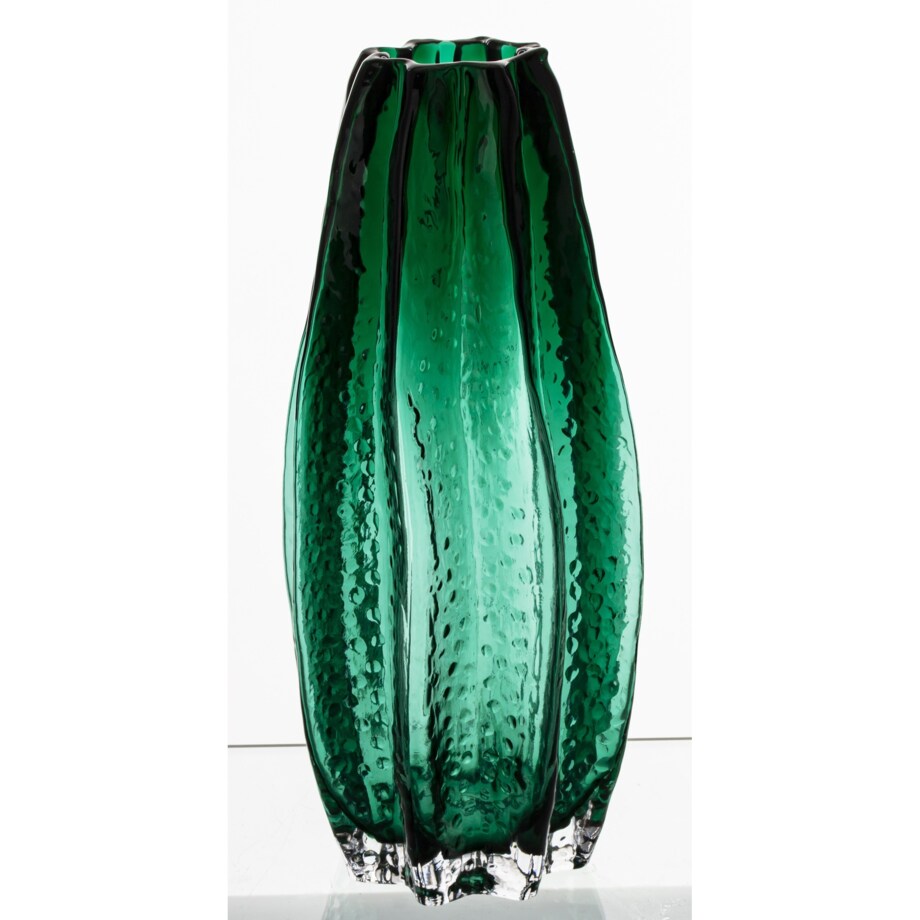 Wazon szklany 30x13,5x13,5 cm GULDAN-2 zielony small