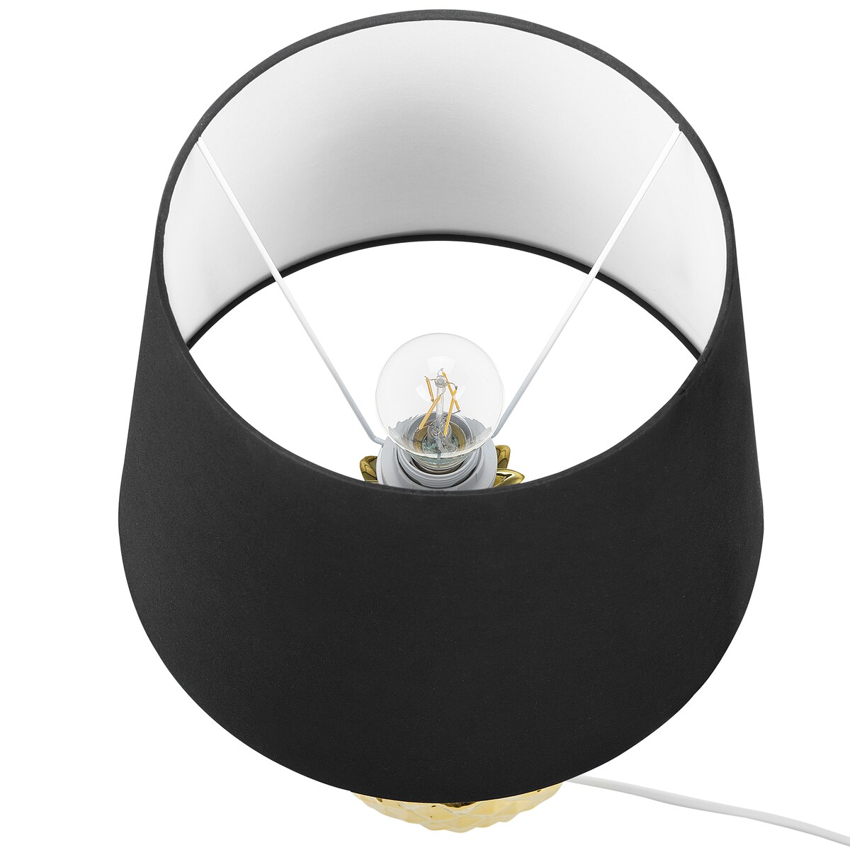 Lampa stołowa PINEAPPLE Ceramika Złoty