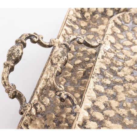 Taca złota ozdobna 2 szt. 57x30 cm RICO