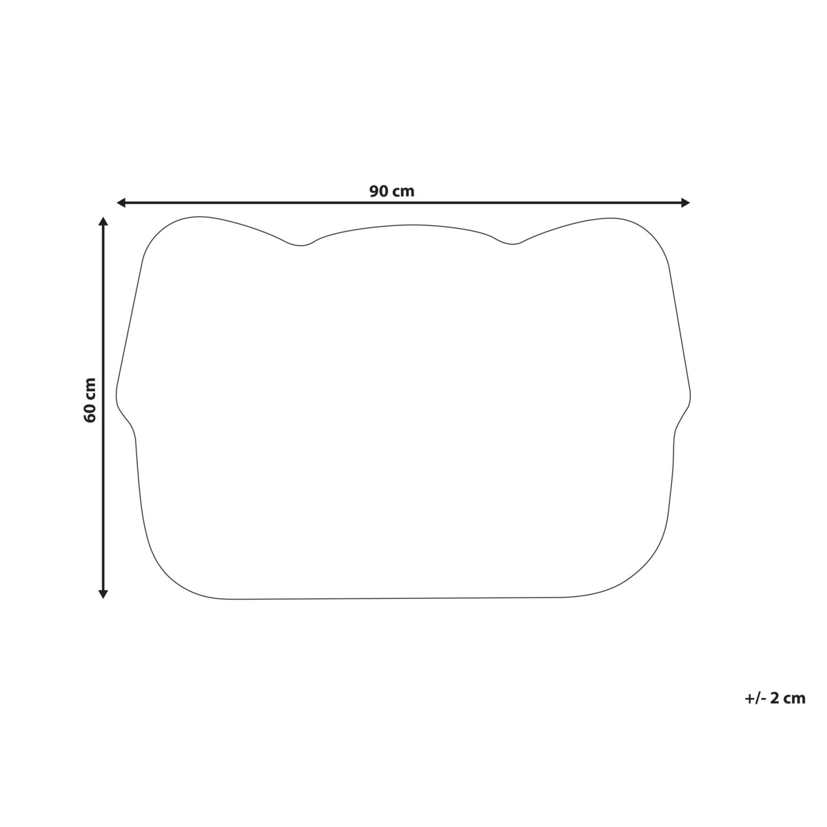 Wycieraczka TIBIG Kolorowy 60 x 90 cm Włókno kokosowe