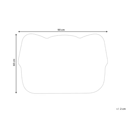 Wycieraczka TIBIG Kolorowy 60 x 90 cm Włókno kokosowe