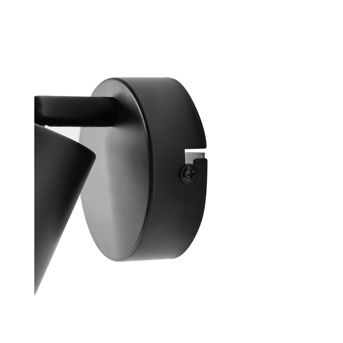 Zestaw 2 lamp ściennych NYANDO Metal Czarny