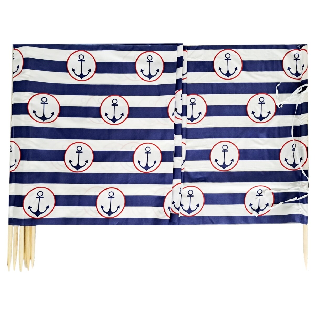 Parawan Plażowy Zasłona 8 M Na Plażę Składany Letni W Paski