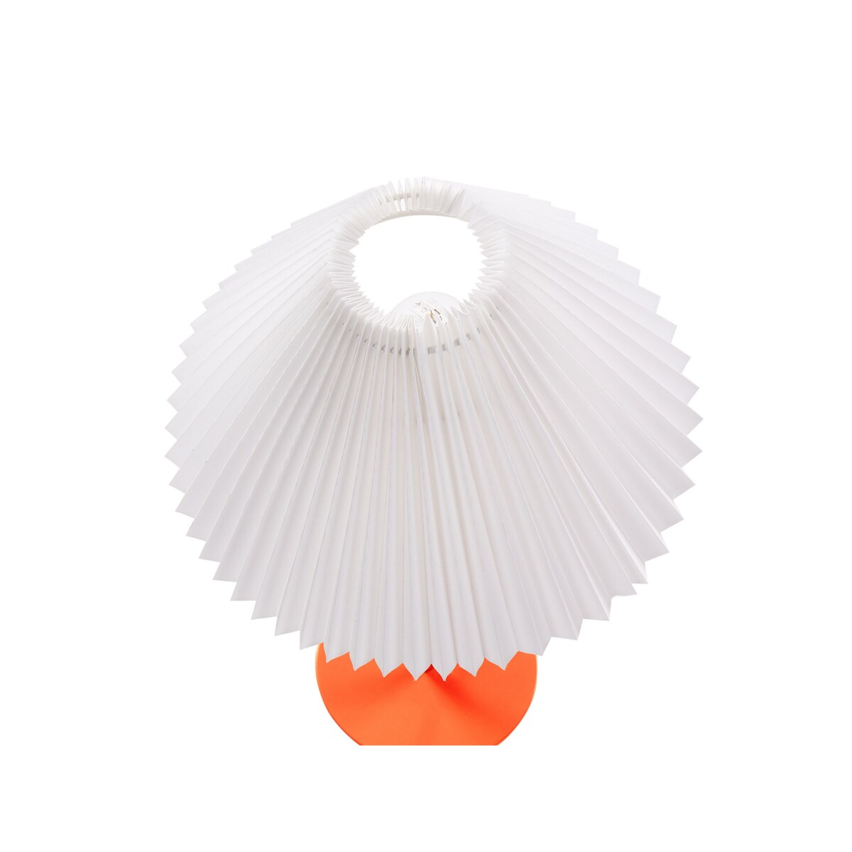 Lampa stołowa metalowa pomarańczowa ALWERO