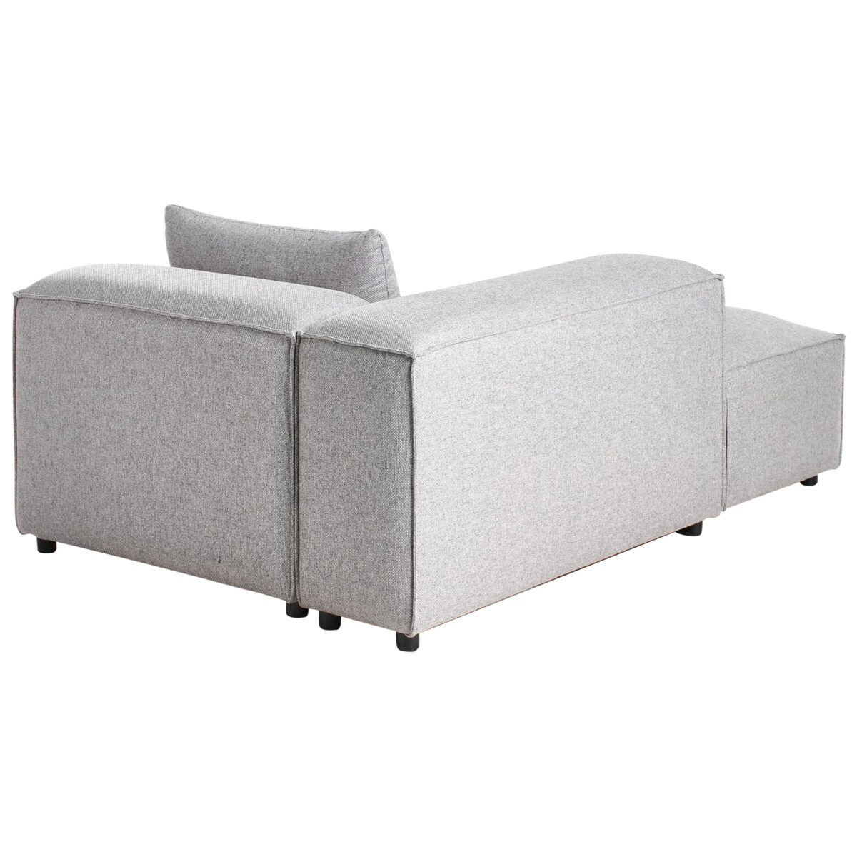 Szezlong prawostronny BRANDE Szary